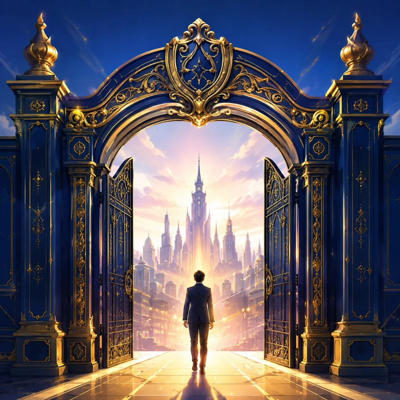 Career Gate:キャリアの門をくぐるビジュアル